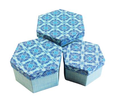 China Handmade Storage Packing Box For 3 Set for sale