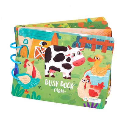 China Quiet Book Busy Educational Diy Early Learning Toy Set Reusable Sticker Books New Arrival Earlier Education For Preschool Kids Activity for sale