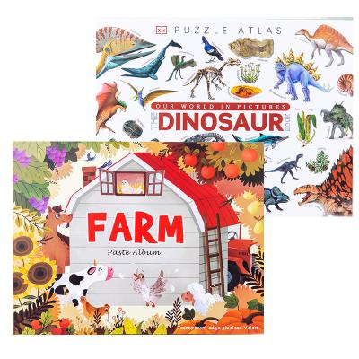 China Montessori Book Kids Toy Paste My First Busy Eco-friendly Material Quiet Animal Numbers Matching Puzzle Game Educational Toy for sale