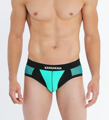 China Torque Harness Fashion Contrast Color Men Briefs Wholesale Underwear PDD116 for sale