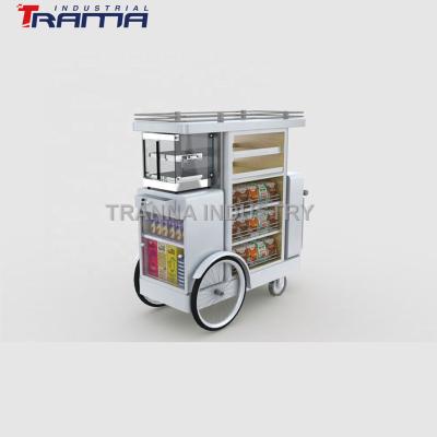 China Outdoor White Vegetable Processing Factory Kiosk Design For Sushi Bar Bar Counter Selling Cafe Ice Cream Cart In The Mall for sale