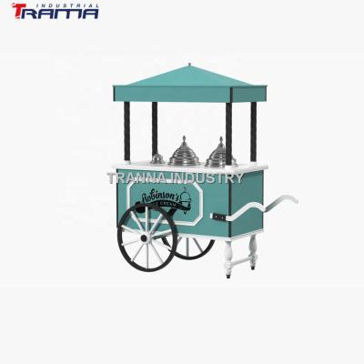 China Modern vegetable processing factory style cupcake kiosk hand push food cart for sale food ice cream cart with your logo for sale