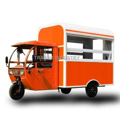 China 2019 new street factory mobile food car vegetable processing car cafe food mobile electric car tricycle for sale