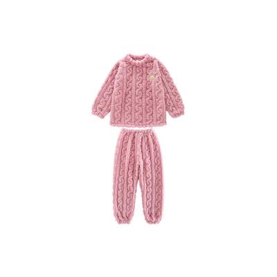 China 3~8 Years Factory Sale Thermal Pink Daily Good Air Permeability Children's Home Pajamas for sale