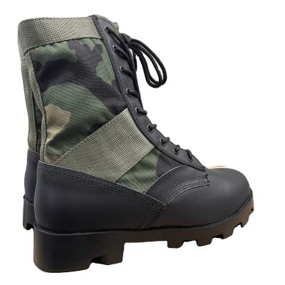 China Panama Jungle Desert Man Rubber Cheap Genuine Leather Tactical Boots for sale