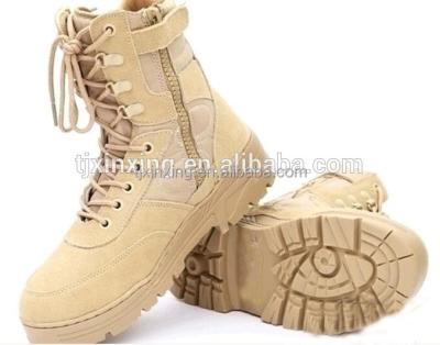 China Tactical Military Army Light Up Sand Combat Winter Boots Men for sale