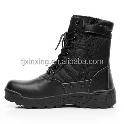 China Strength Leather and Nylon Combat Boots for sale