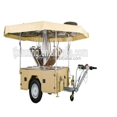 China Western Food Fast Food Military Mobile Kitchen Trailer for sale