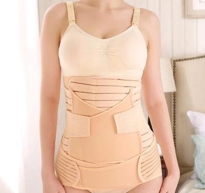 China New Design Amazon Breathable Hot Selling 3 in 1 Postpartum Women Body Shapewear Recovery Belly Basin Wrap Breathable Postpartum Belt for sale