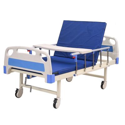 China High quality ABS+Aluminum alloy+stainless steel folding hospital bed with silent ABS castors with brake system for sale