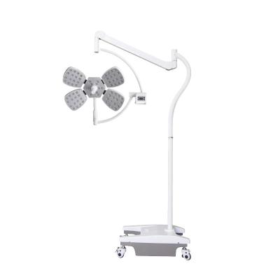 China Plastic LED Surgical Operating Light Mobile Led Shadowless Surgical Portable LED Surgical Lamp for sale