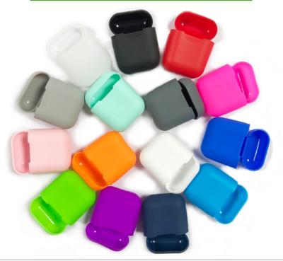 China For Earphone For Airpods 1&2 Case Customize Shockproof Silicone Protector For Airpods Case Leather Cover Style B for sale