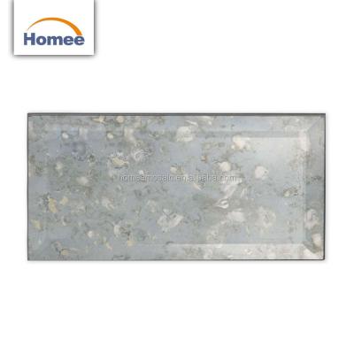 China Interior Tiles Antiquing Mirror Subway Tile Hewn Mirror Kitchen Backsplash Tile for sale