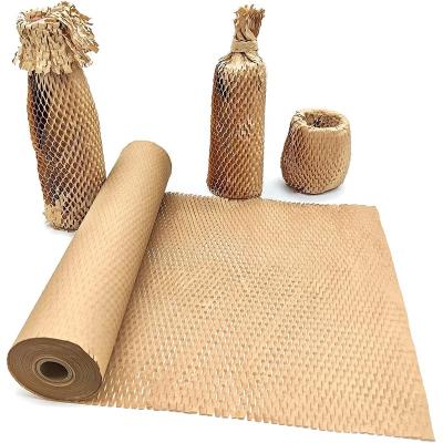 China Damping Envelope Paper Roll, Kraft Wrapping Paper For Shipping, Honeycomb Wrapping Paper for sale