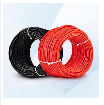 China Solar Solar Cable 10mm2/6mm2/4mm2/2.5mm2 8/10/12/14AWG Black Or Red Solar PV for sale