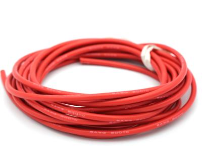 China 4/0awg Heating to Tinned Copper Wire 30AWG Flexible Silicone Wire 600V High Temperature Resistant Electrical Wire Metal Strands for sale