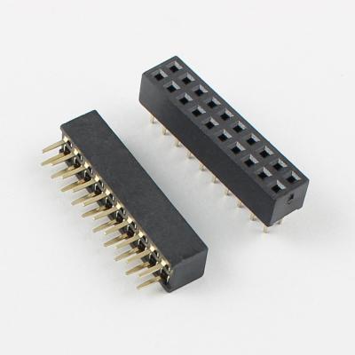 China PCB Application SMD 2.0mm Pitch 2x10 Pitch 20 Pin Female Dual Row SMT SMD Pin Header Strip for sale