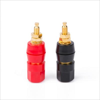 China audio & 4mm Audio Amplifier Speaker Binding Post Banana Plug Professional High Fidelity Video Gold Plated Terminal for sale