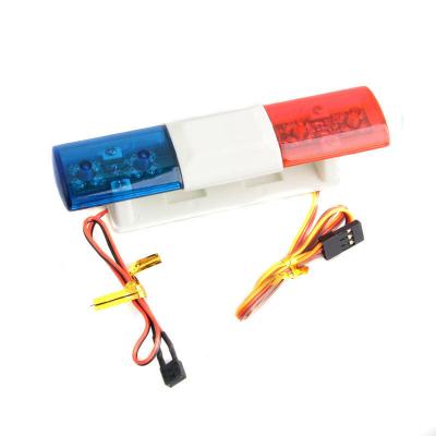 China Vehicles & Rescue Remote Control Car LED Ambulance Police RC Toys 1/10 Flash Blue Light 105x25mm for sale