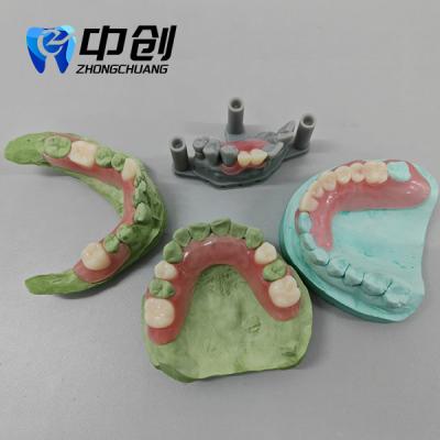 China 3D-Drucktechnologie Hochpräzision unsichtbare Zahnersatzbasis Harz natürliche und schnelle Produktion für flexible vollständige Zahnersätze zu verkaufen