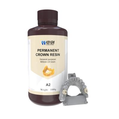 China Long-Lasting Low Water Absorption Permanent Crown Resin for Porcelain-Filled Metal PFM Crowns for sale