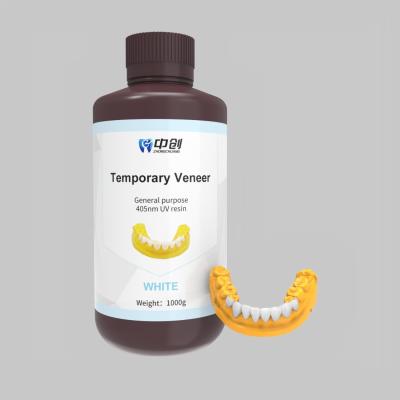 China 3D Printed Bleach Temporary Veneer Resin for Dental Restorations for sale