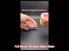 denture bases biocompatible 3d resin pink dental 3d printing resin