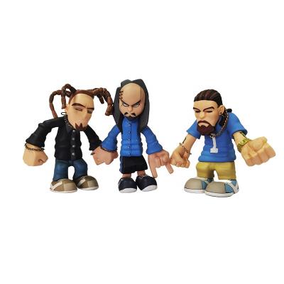 China Cartoon Toy OEM PVC Hip-Hop Action Number Maker Design Your Own Art Toy Figure Welcome OEM Action Number for sale