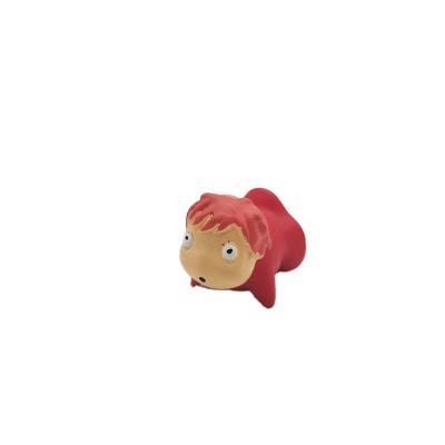 China Cute Hot Sale Anime Toys Character Ponyo Indoor Decorations Cute Hot Sale Cake Decorations Table Stock Number for sale