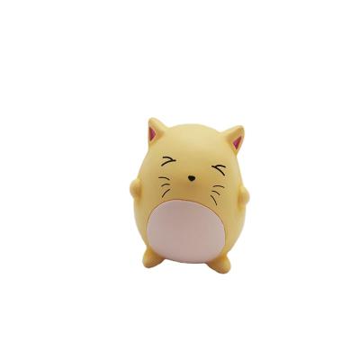 China Cat Ponyo Indoor Decorations Cake Decorations Yellow Table Stock Number Cute Hot Selling Small Toys for sale