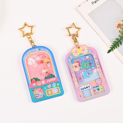 China Advertising Make Your Own Design Custom Printed Acrylic Key Chain Custom Printed Holo Acrylic Charms for sale