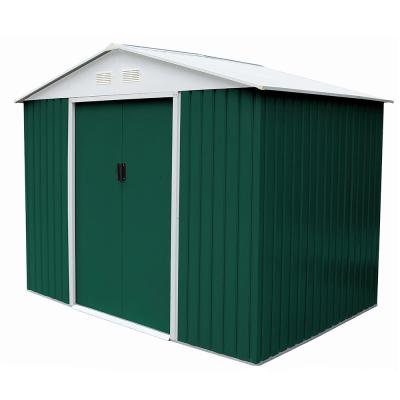 China Easily Assembled Garden Shed Metal Easy Installation Outdoor Shed and Storage Motorcycle Metal Storage Shed for sale