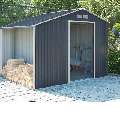 China Easily Assembled Portable Outdoor Steel Frame Garden Storage Shed for sale