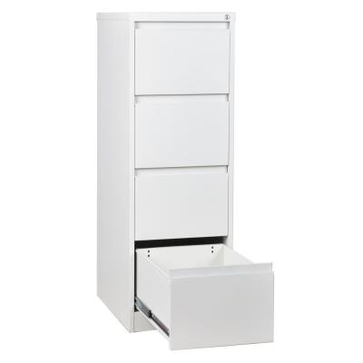 China (Height) Adjustable Easy Assemble Vertical Steel Office Storage Metal 4 Drawer Filing Cabinet for sale