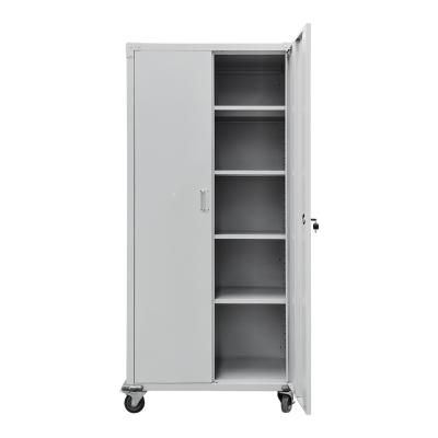 China Adjustable Cheap Price Two Door Metal Tool Storage Mobile File Cabinet (Height) For Home Garage for sale