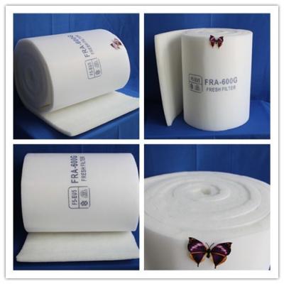 China Painting booth ceiling filter rolls 100% Polyester Material for sale