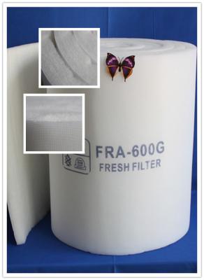 China EN779 F5 Paint Booth Ceiling Filter Rolls / Air Filter Roll Material for sale