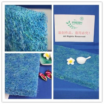 China Irregular Hole Shape Air Filter Material Koi Pond Filter Pads 30mm Thickness for sale