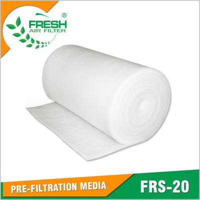 China FRS-20 EU2/G2 arrestance pre-filtration air filter media rolls for sale