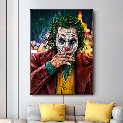 China Waterproof Movie Star The Joker Poster Joker Comic Canvas Art Prints Wall Painting Pictures for sale