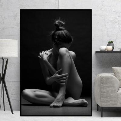 China African Nude Woman Body Painting Art Picture Woman Posters And Prints Living Room Waterproof Home Decor for sale