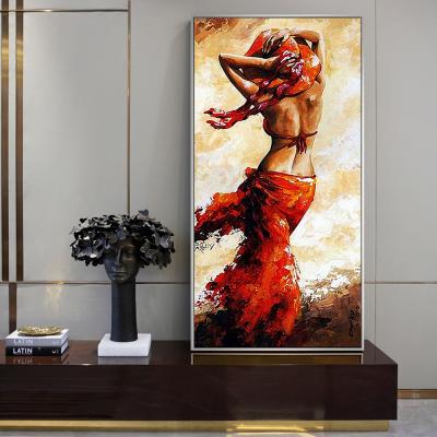 China African Sexy Waterproof Abstract Color Woman Body Wall Painting Pictures for sale