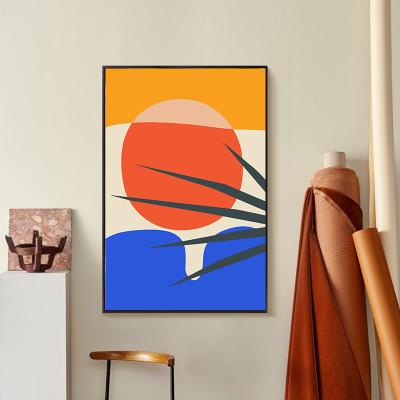 China Waterproof Scandinavian Geometric Abstract Scene Prints Home Wall Decoration Art Painting for sale