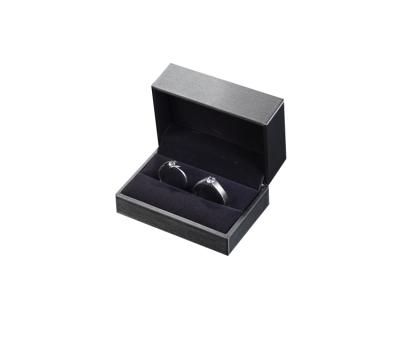 China Handmade Wholesale Luxury Leather Necklace Ring Necklace Gift Box Packaging Double Jewelry Box Customized Logo for sale