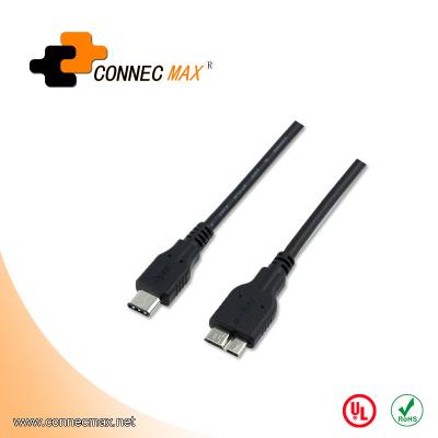 China USB Micro B Cable USB 3.1 High Speed ​​Type-C to Micro USB3.0 B Video Output Fast HDD Connector Data Sync Cable for sale