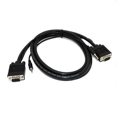 China Hot Sale COMPUTER VGA Male To Male With Audio Cable for sale