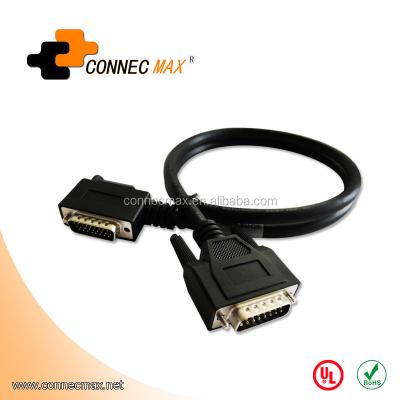 China COMPUTER DB15 to DB26 90 Degree Right Angle Male to Male Cable for sale