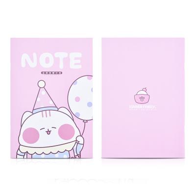 China 2021 New Design Eco-friendly Paper Perfect Diary Binding Promotional PVC Paper Cute Notebook Gifts for sale