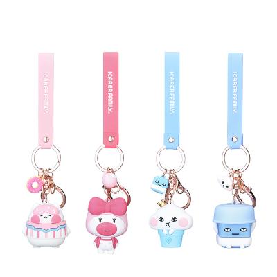 China Cartoon Design Cute Plastic Aromatherapy Oil Diffuser Key Chain for sale