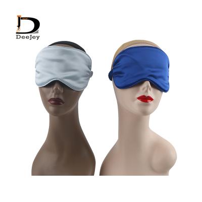 China Anti-puffiness Best Price Soft Customize Sleep Eyemask Silky Satin Visor For Sleep With Comfortable Private Logo for sale